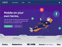 Tablet Screenshot of lunarwireless.com